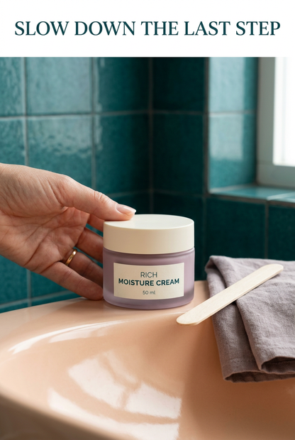 AI-generated cream dispensing routine concept