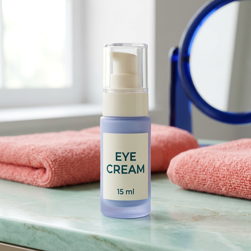 AI-generated eye cream vanity main image