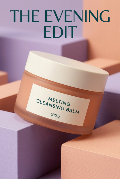 Peach cleansing balm packaging detail
