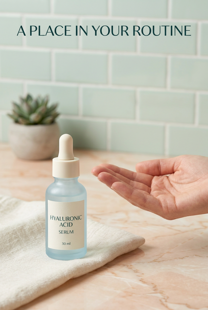 Serum in a daily skincare routine setting