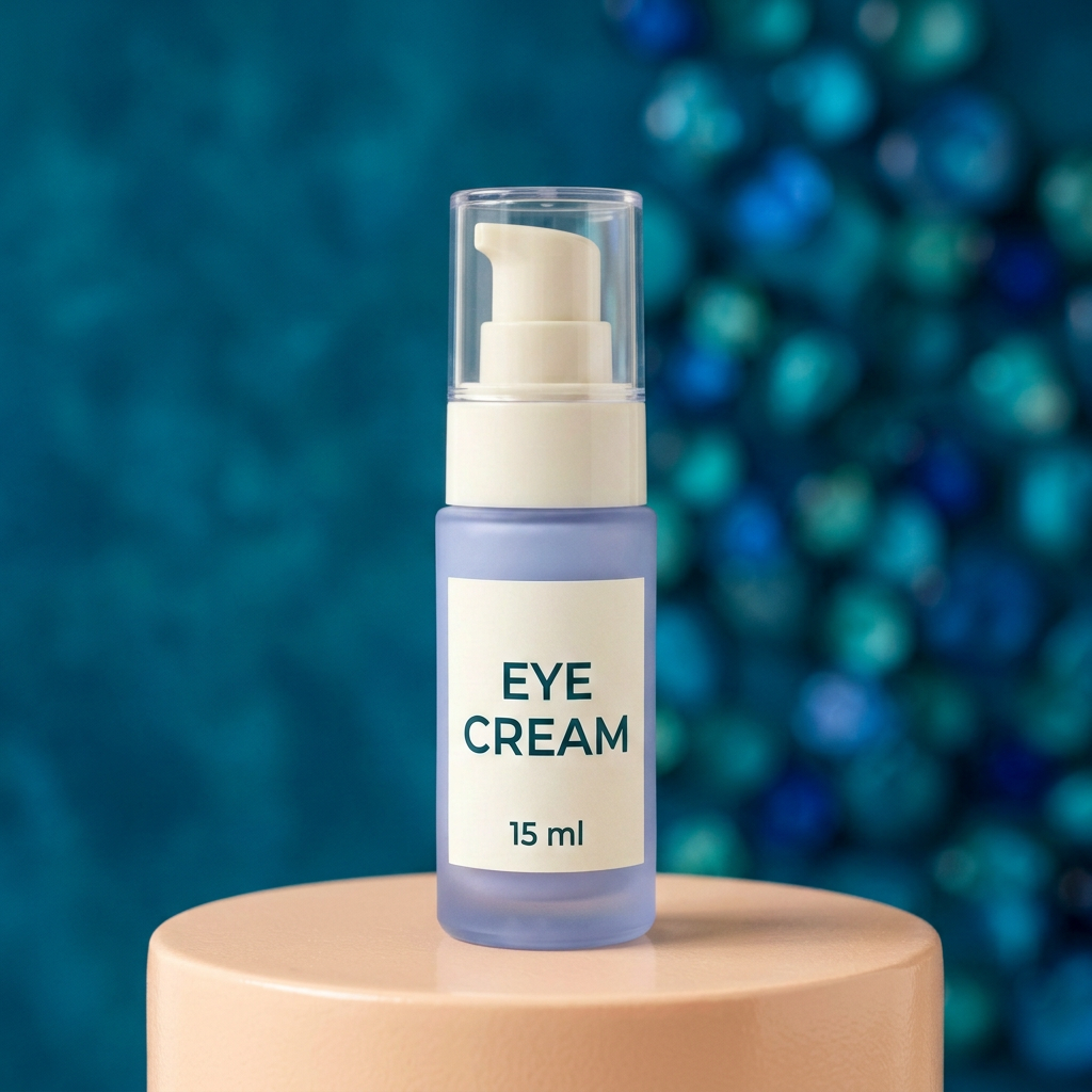 AI-generated eye cream studio hero concept